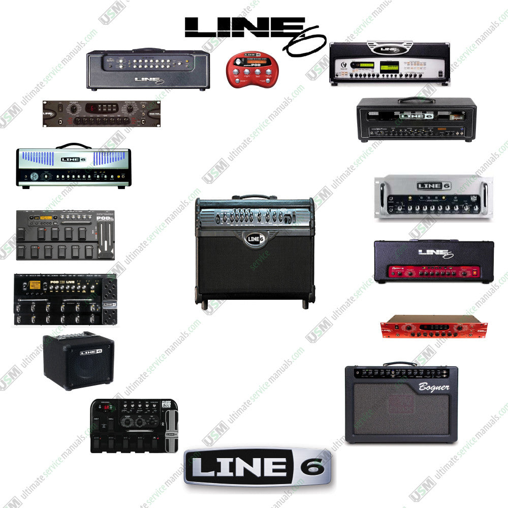 LINE 6 Audio Ultimate Repair, Service Manuals & Schematics