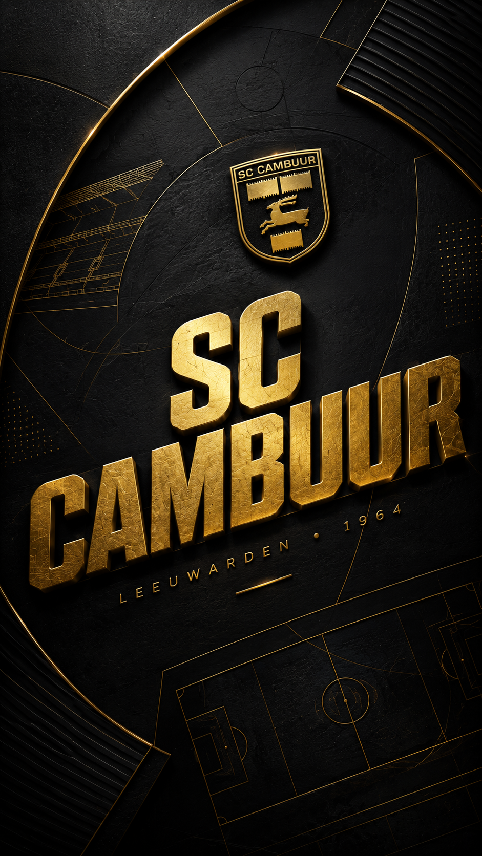 SC Cambuur Phone Wallpapers – 15 Digital Football Wallpapers for Smartphone | Instant Download