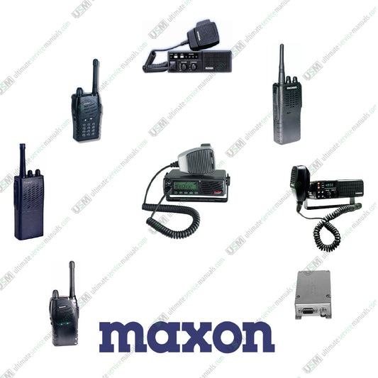 MAXON Ultimate Radio Operation Repair Service Manuals & Schematics