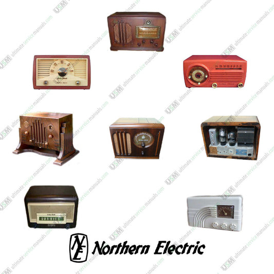 Northern Electric Vintage Audio Radios Ultimate repair, service manuals & Schematics
