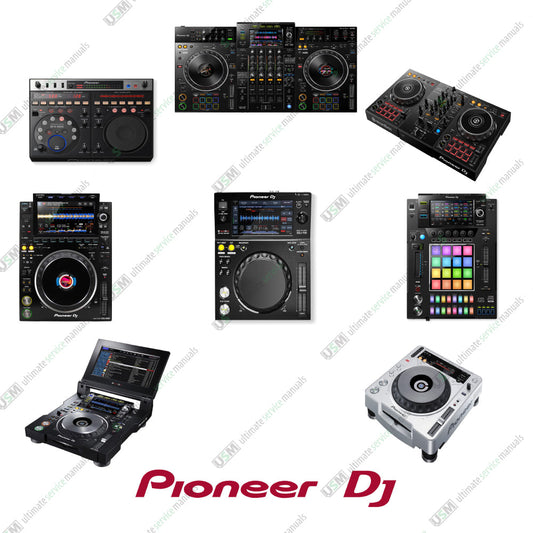 Pioneer DJ Pro Audio Ultimate Repair, Service Manuals 150 PDF