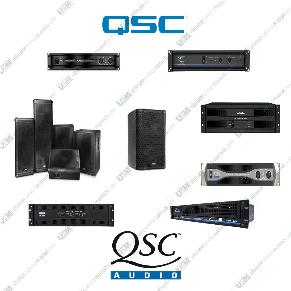 QSC AUDIO Ultimate drawings, schematics, repair service manuals