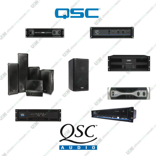 QSC AUDIO Ultimate drawings, schematics, repair service manuals