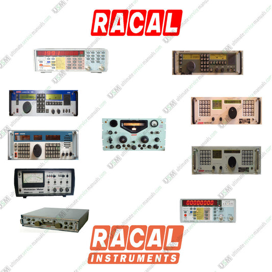 RACAL Ultimate Operation Repair Maintenance Service Manuals & Schematics