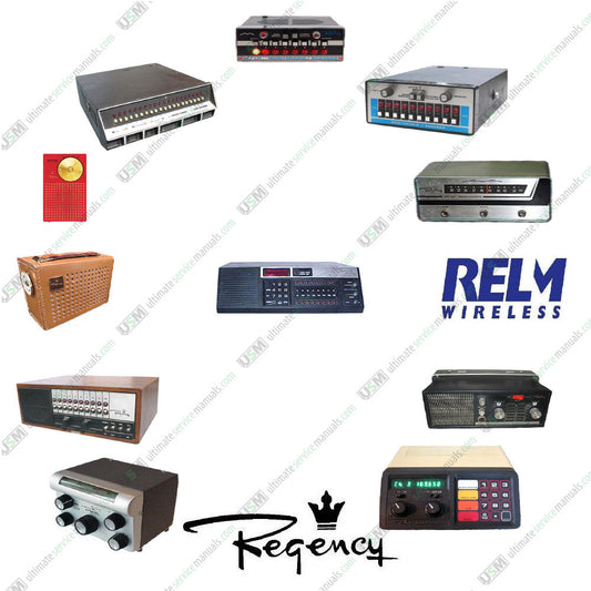 Regency RELM Ultimate UHF/VHF CB Radio repair service & owner manuals
