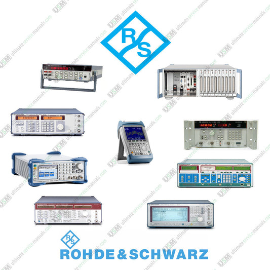 Rohde & Schwarz Ultimate repair, service, owner manuals & schematics