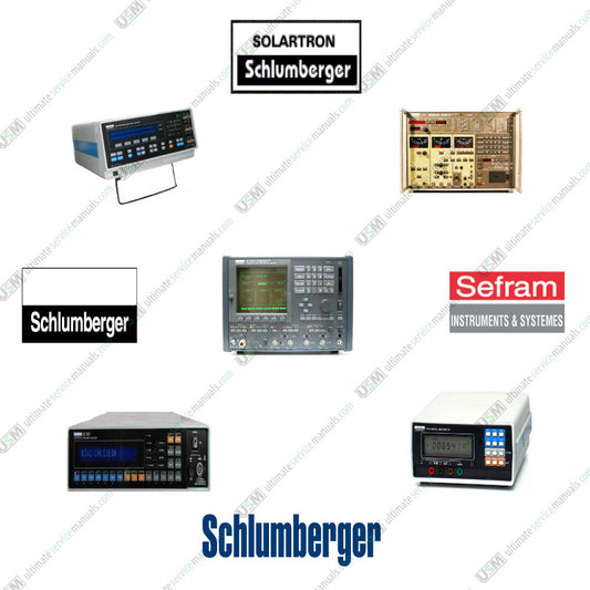 Schlumberger Solartron Safram Ultimate repair service & owner manuals e-delivery