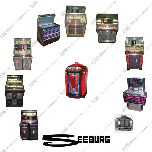 Seeburg Jukebox Ultimate brochures, owners & repair service manuals