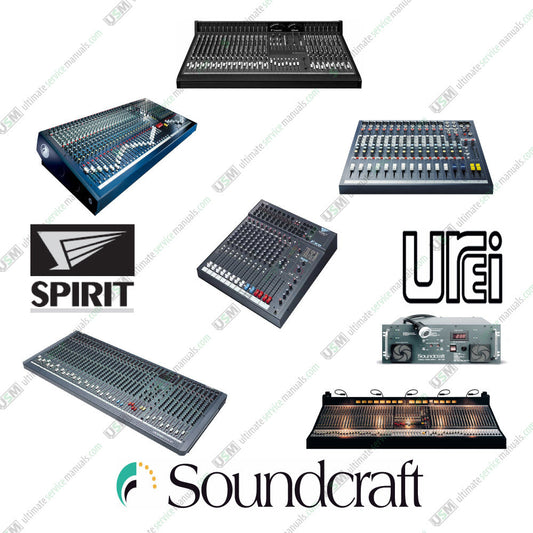 Soundcraft Ultimate Operation, Repair, Service Manuals & schematics PDF format