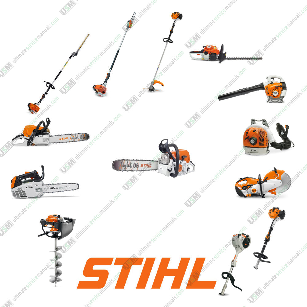 Stihl Ultimate Operation Service Workshop Parts list Manual