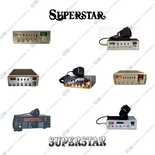 Superstar CB Radio Operation Repair Service Manuals & Schematics