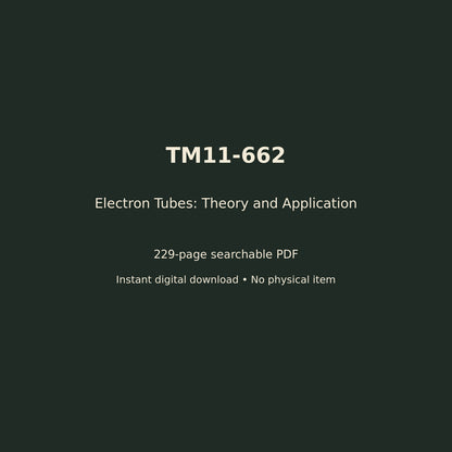 TM11-662 digital manual details