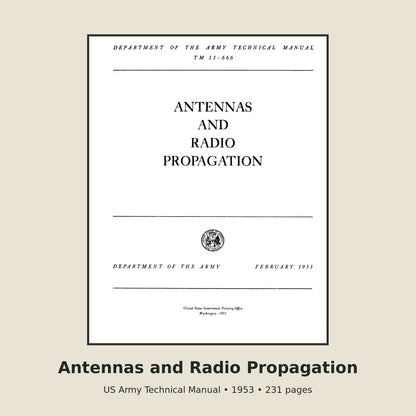 TM 11-666 Antennas and Radio Propagation – 231-Page PDF Manual