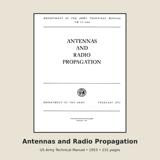 TM 11-666 Antennas and Radio Propagation – 231-Page PDF Manual