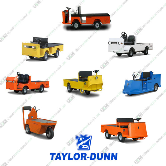 Taylor-Dunn Ultimate Car Cart Operation Service Workshop Parts list Manual