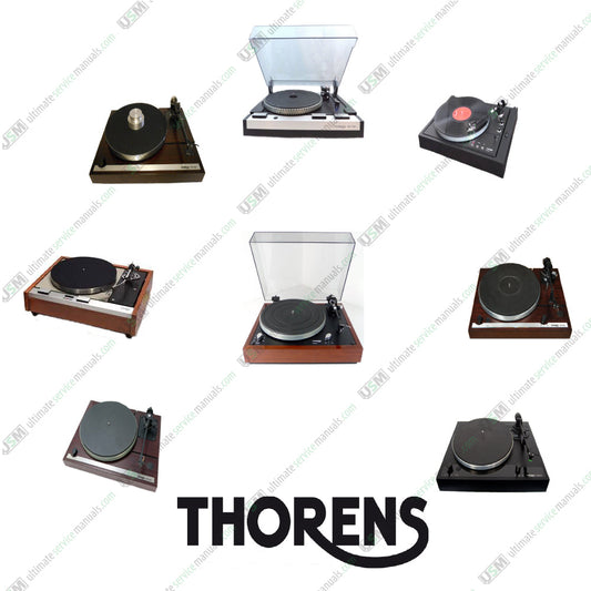 THORENS Ultimate Operation Repair Service manuals Collection e delivery