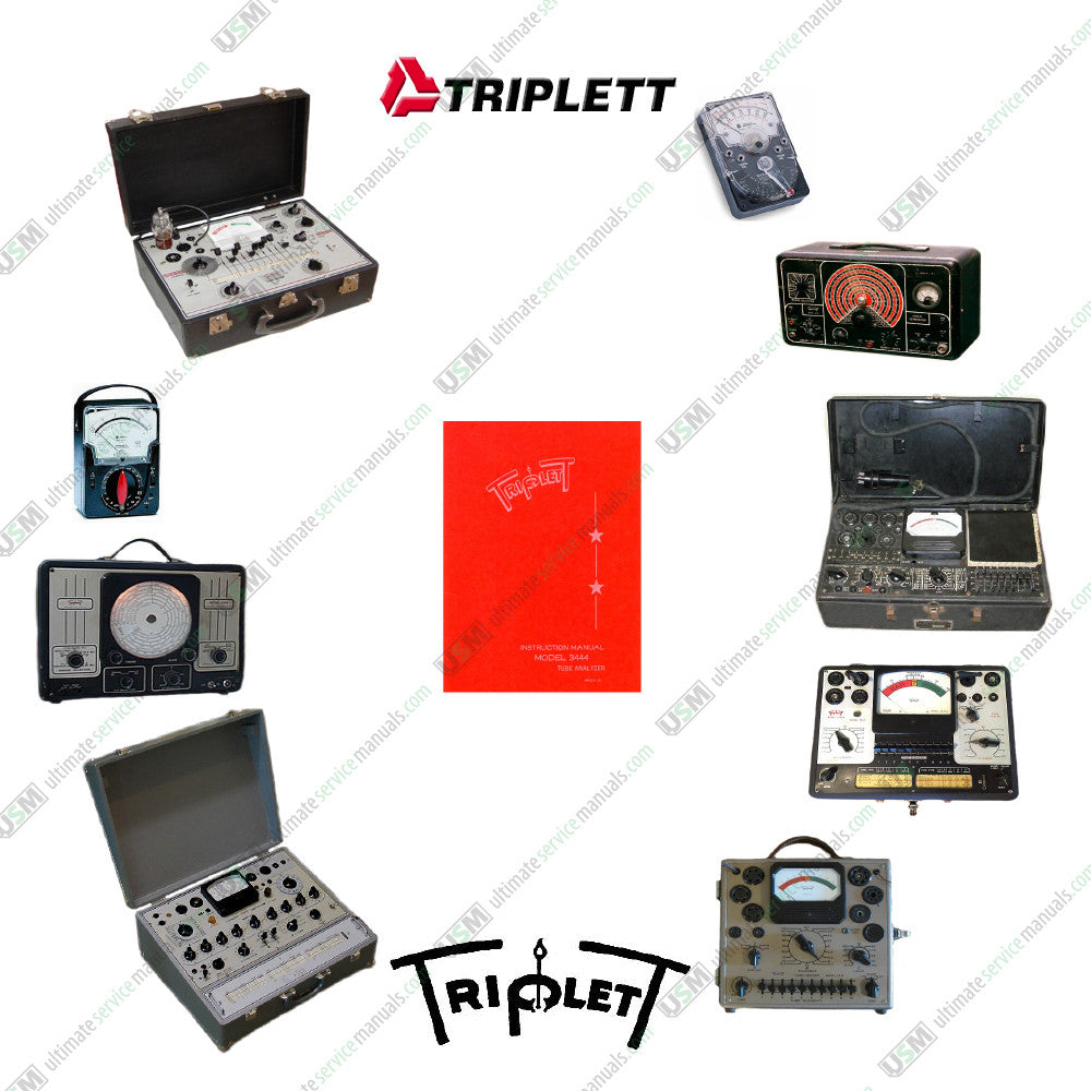 TRIPLETT Ultimate repair, service, maintenance & owner manuals