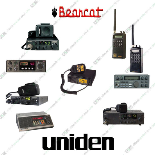 Uniden Bearcat Ultimate Operation & Service Repair Manuals