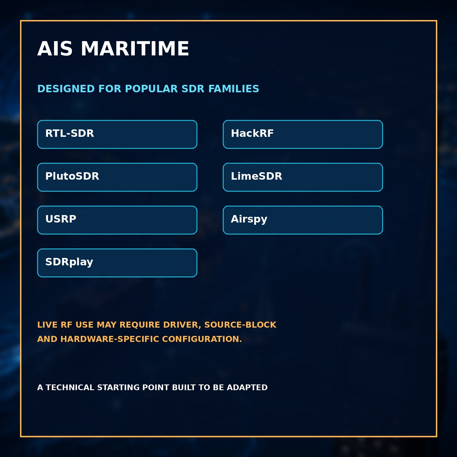GNU Radio AIS Maritime Suite – VHF Vessel Monitoring Developer Toolkit – SDR compatibility