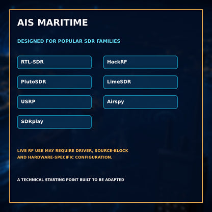 GNU Radio AIS Maritime Suite – VHF Vessel Monitoring Developer Toolkit – SDR compatibility