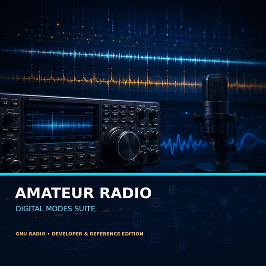 GNU Radio Amateur Radio Digital Modes Suite – Morse, FSK, PSK & Packet Lab – product overview