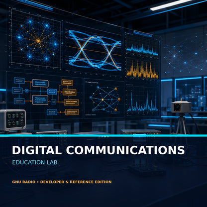 GNU Radio Digital Communications Education Suite – Modulation and DSP Laboratory – product overview