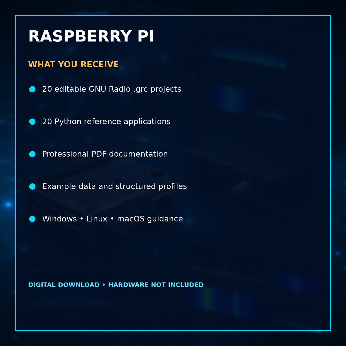 GNU Radio Raspberry Pi Remote SDR Suite – Headless Monitoring and Recording Toolkit – included files