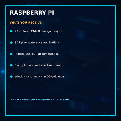 GNU Radio Raspberry Pi Remote SDR Suite – Headless Monitoring and Recording Toolkit – included files