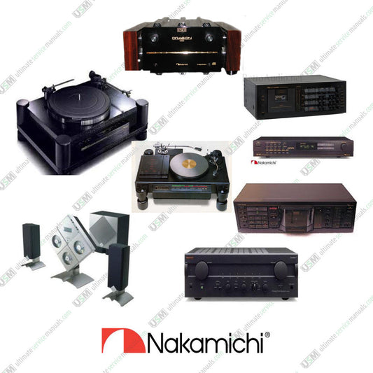NAKAMICHI Ultimate owners repair service manuals