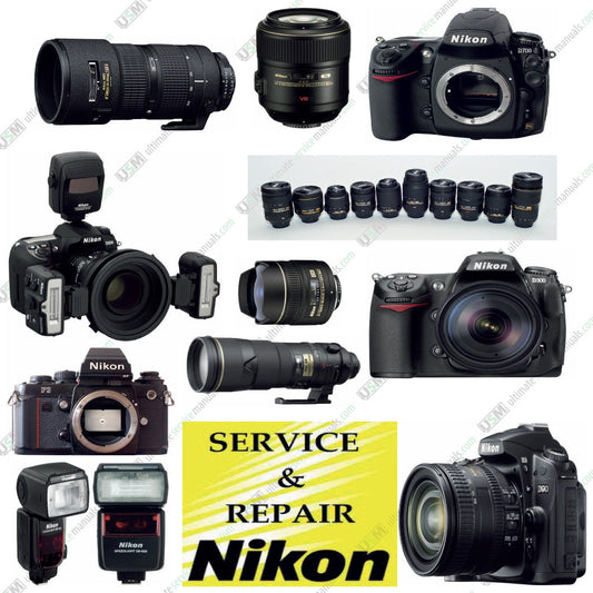 Nikon , Coolpix, Nikonos Ultimate Operation, repair, parts and service manuals