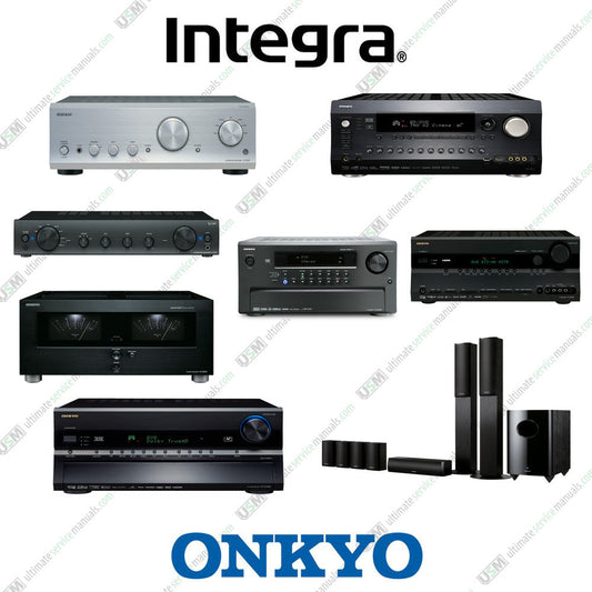 ONKYO & INTEGRA Ultimate repair schematics & service manuals