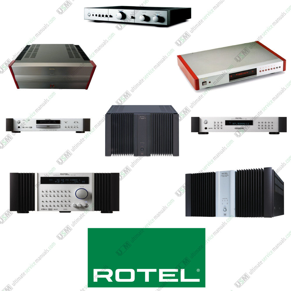 Rotel Ultimate Service, Owner manual & Schematics