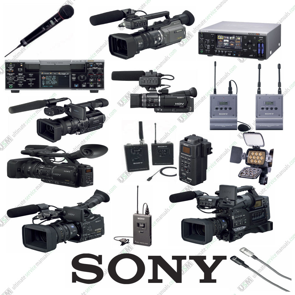 Sony DV HD Ultimate Audio/Video repair service manuals fast e delivery