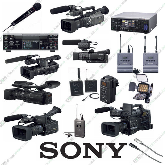 Sony DV HD Ultimate Audio/Video repair service manuals fast e delivery