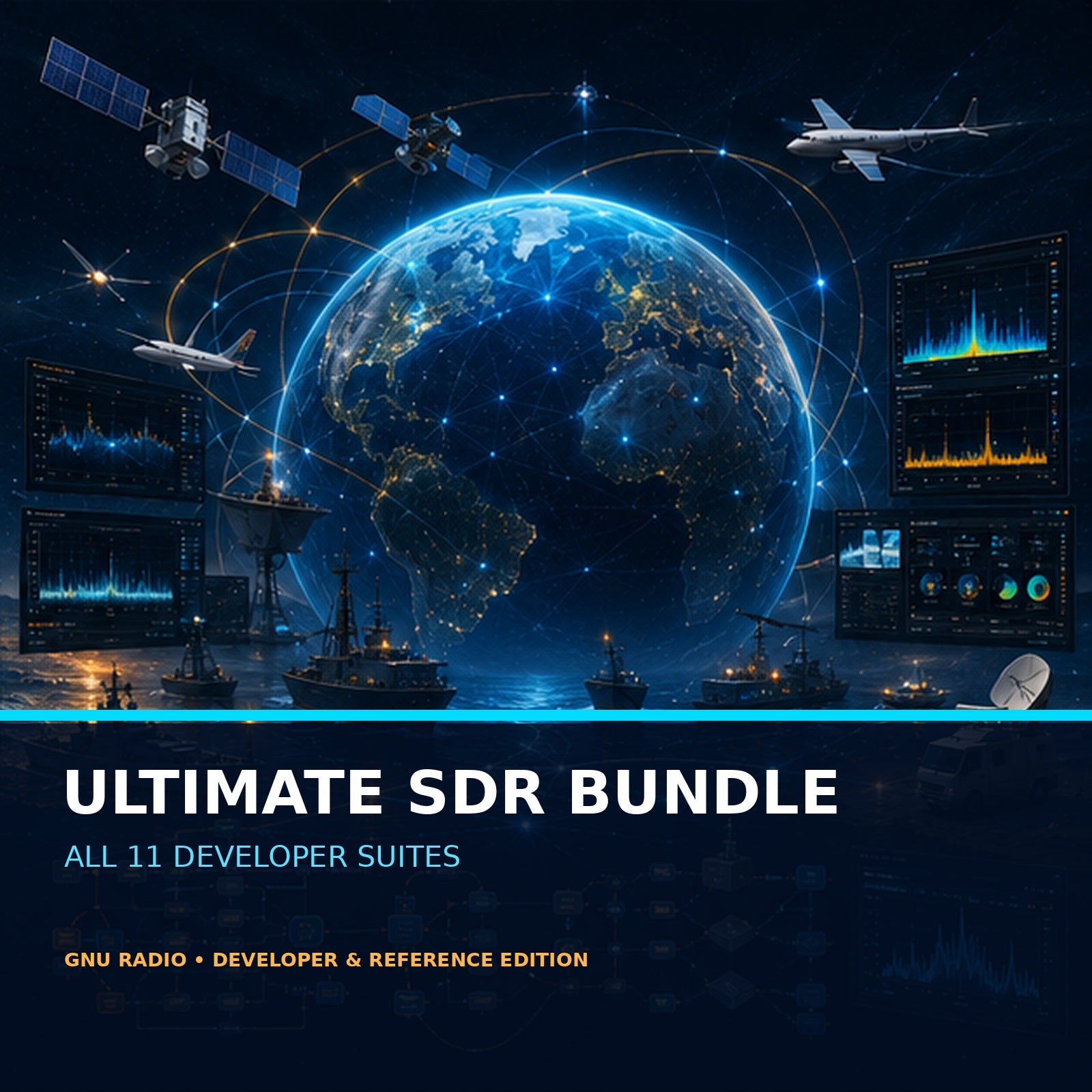 GNU Radio Complete Ultimate SDR Bundle – All 11 Developer & Reference Suites – product overview