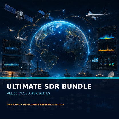 GNU Radio Complete Ultimate SDR Bundle – All 11 Developer & Reference Suites – product overview