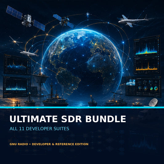 GNU Radio Complete Ultimate SDR Bundle – All 11 Developer & Reference Suites – product overview