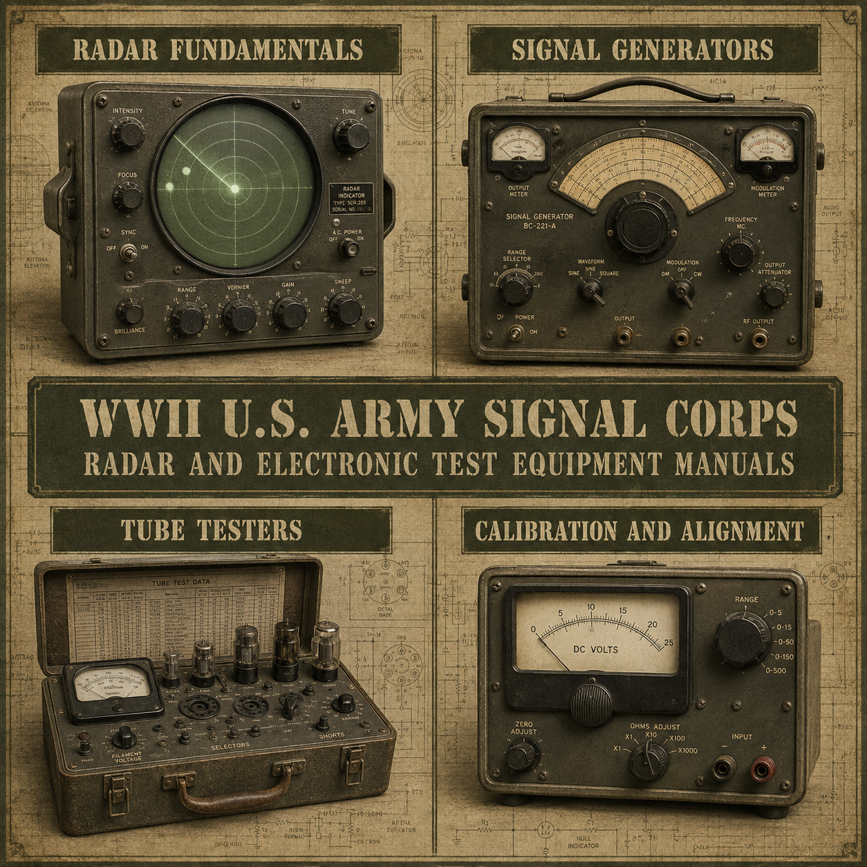 Radar fundamentals signal generators tube testers calibration and alignment