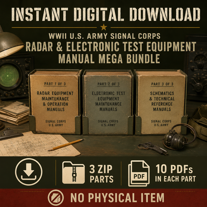Instant digital download with three ZIP parts and 10 PDFs per part