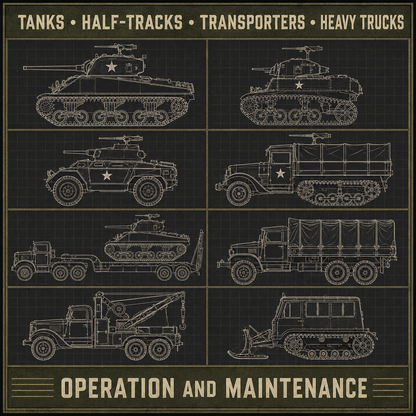 Tanks half-tracks transporters and heavy trucks manuals