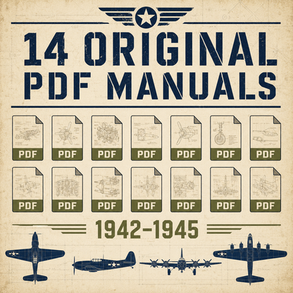 14 original USAAF PDF manuals from 1942 to 1945